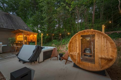 Ash-Villa Thrilla-Sauna-Theater-Putt Putt-Hot Tub House in Asheville