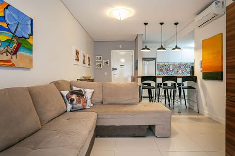Kitchen or kitchenette, Living room, Dining area, air conditioner