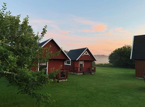Property building, Garden view, Sunset