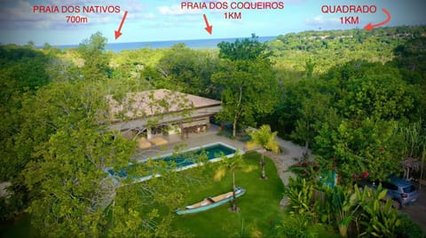 Natural landscape, Bird's eye view, Garden, Garden, Swimming pool