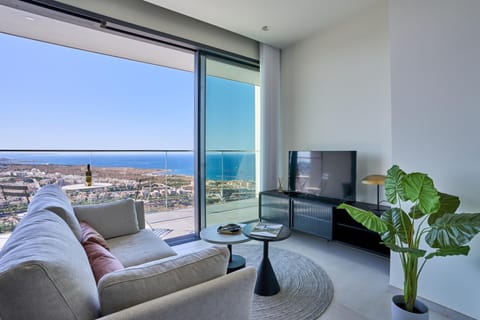 TV and multimedia, Balcony/Terrace, Living room, Seating area, Sea view