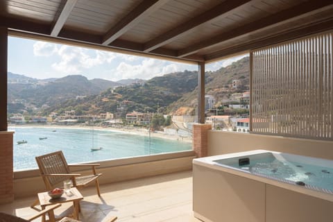 Natural landscape, Mountain view, Sea view
