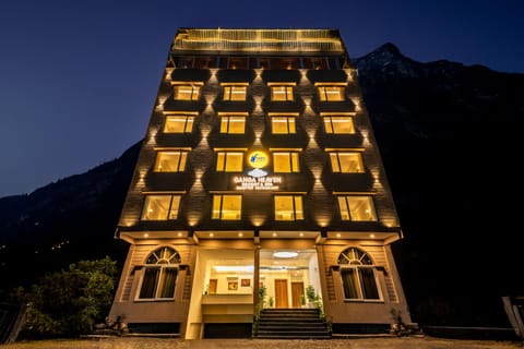 Property building, Night, Natural landscape