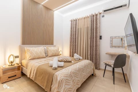 Bed, TV and multimedia, Photo of the whole room, Bedroom, air conditioner