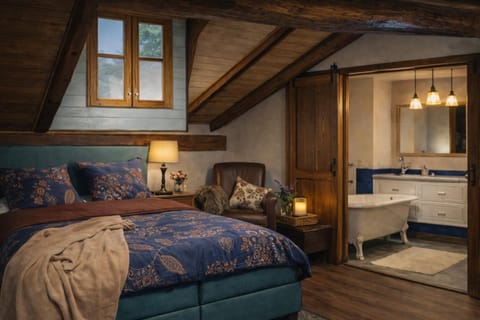 Photo of the whole room, Bedroom