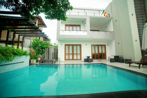 Property building, View (from property/room), Swimming pool, sunbed