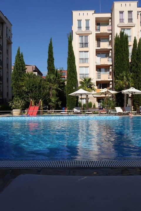 Property building, Pool view, Swimming pool
