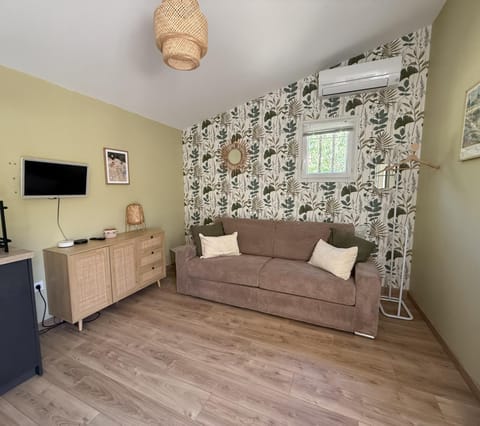 Living room, air conditioner