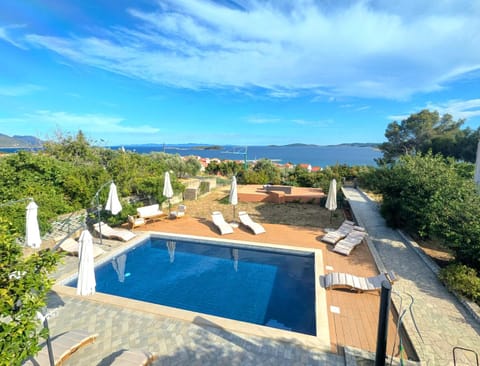 Natural landscape, Pool view, Sea view, Swimming pool