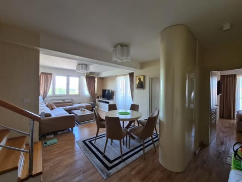 Living room, Photo of the whole room, Seating area, Dining area, air conditioner