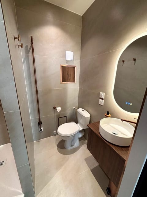 Toilet, Bathroom, towels