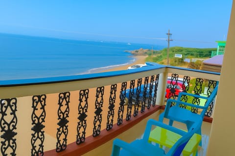 Day, Natural landscape, View (from property/room), Balcony/Terrace, Beach, Sea view