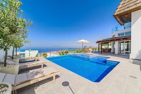 Day, Pool view, Sea view, sunbed