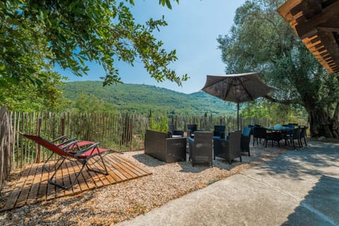 Garden view, sunbed