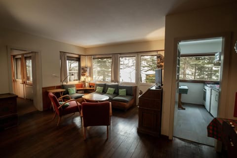 Chesa San Gian - Terrace on garden Apartment in Saint Moritz