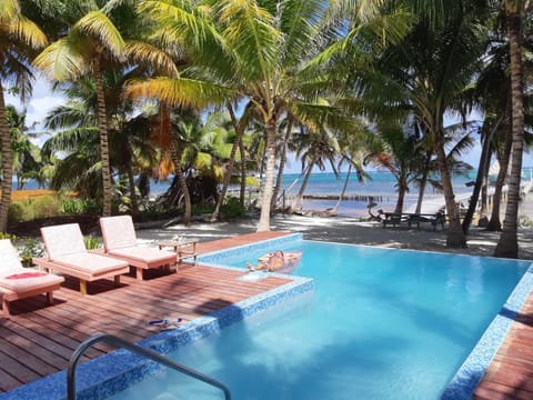 Patio, Day, Natural landscape, Pool view, Sea view, Swimming pool, sunbed