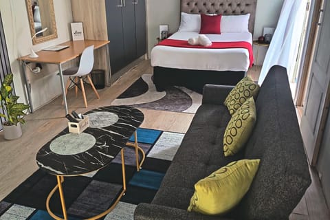 Bed, Living room, Photo of the whole room