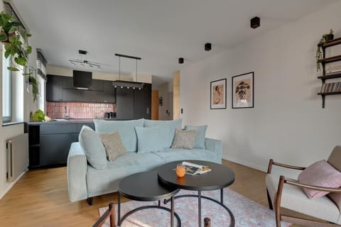 Kitchen or kitchenette, Living room, Seating area, Dining area, stove