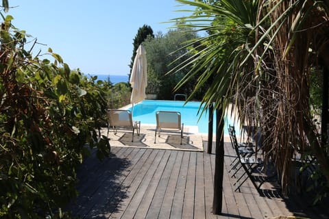 Property building, Natural landscape, Pool view, Swimming pool, sunbed