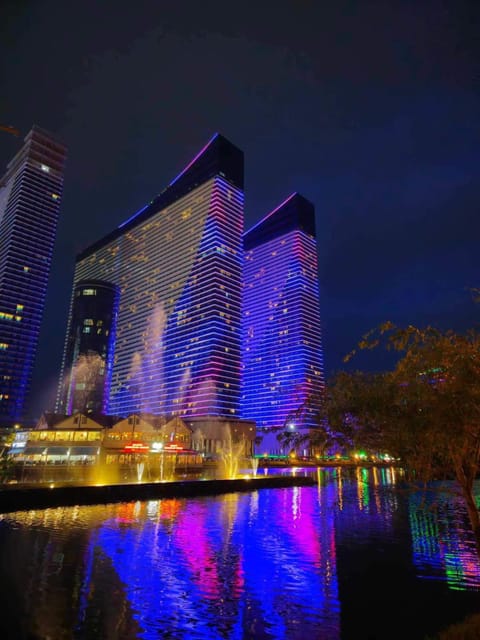 Property building, Night, City view, Lake view, River view