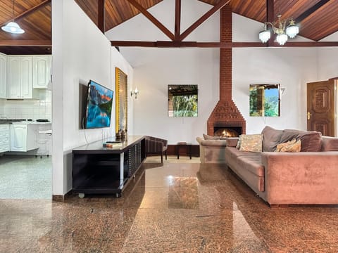 TV and multimedia, Living room, fireplace