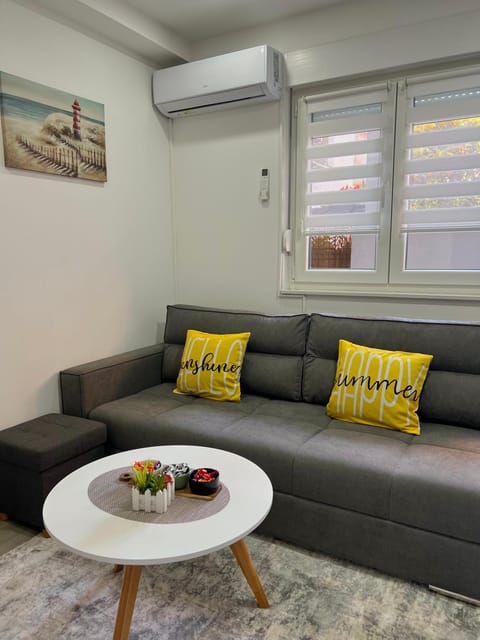 Living room, Seating area, air conditioner
