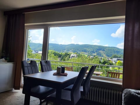 Natural landscape, View (from property/room), Living room, Dining area