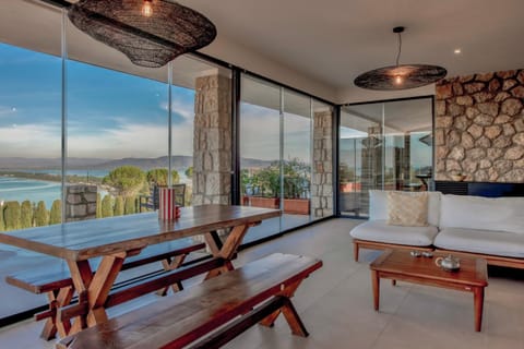 Patio, Living room, Sea view