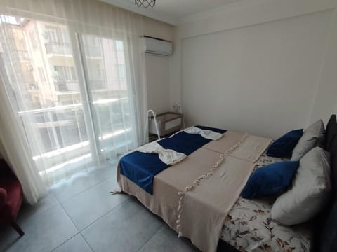 Bed, Bedroom, air conditioner