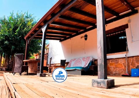 Property building, Patio, Day, View (from property/room), Balcony/Terrace, Living room, Seating area