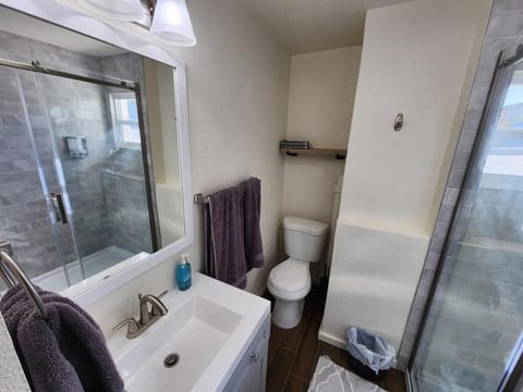 Shower, Toilet, towels