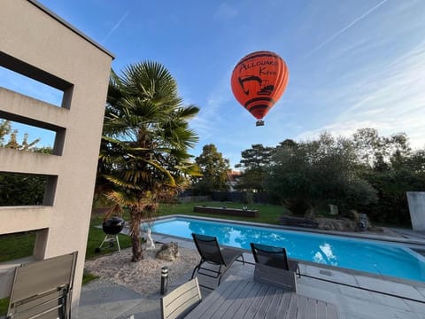 Pool view, sunbed