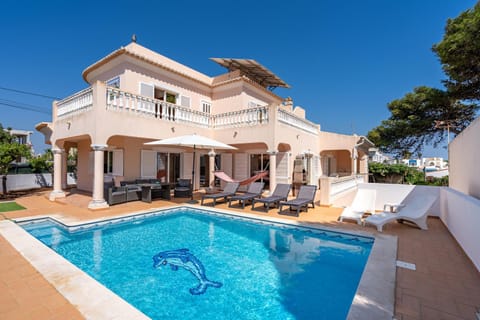 Property building, Living room, Swimming pool