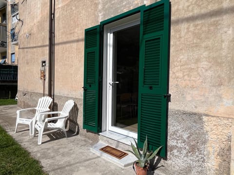 Property building, Patio