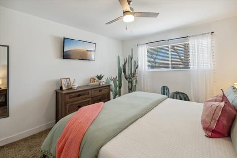 Bed, TV and multimedia, Decorative detail, Bedroom