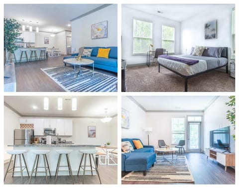 Boulevard Stays Stylish 3BR Getaway Pool Gym Access & Free Parking Apartment in Louisville