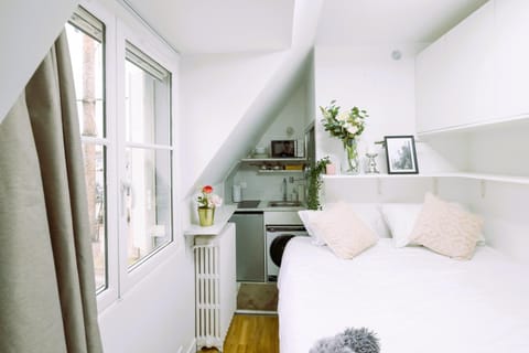 Bed, Kitchen or kitchenette, Photo of the whole room, internet