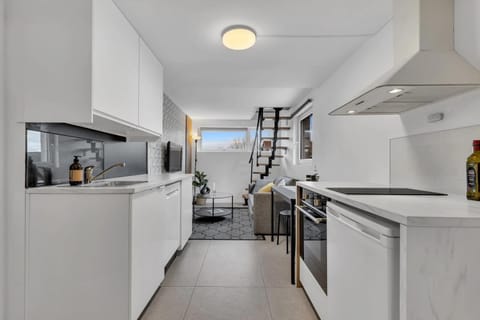Kitchen or kitchenette, Dining area, dishwasher, oven, stove