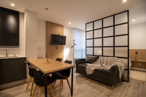 Living room, Seating area, Dining area