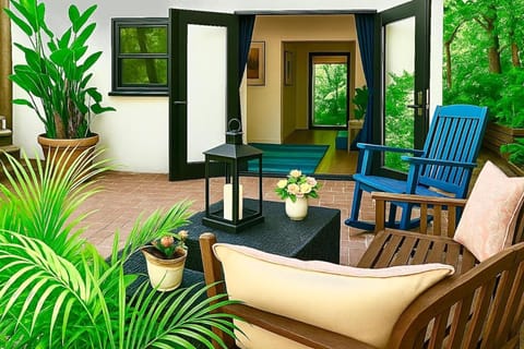 Property building, Summer, Garden, View (from property/room), View (from property/room), Balcony/Terrace, Mountain view, Mountain view, sunbed, sunbed