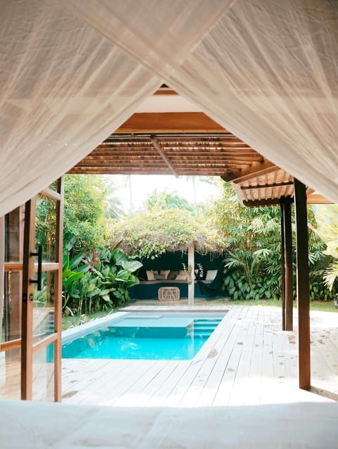 Patio, Garden view, Pool view