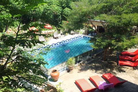 Property building, Pool view, Swimming pool