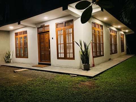 Property building, Night, Garden view
