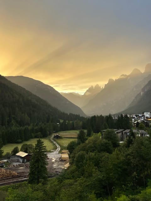 Natural landscape, Mountain view, Sunset