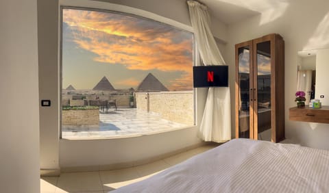 Bed, View (from property/room), Bedroom, wardrobe