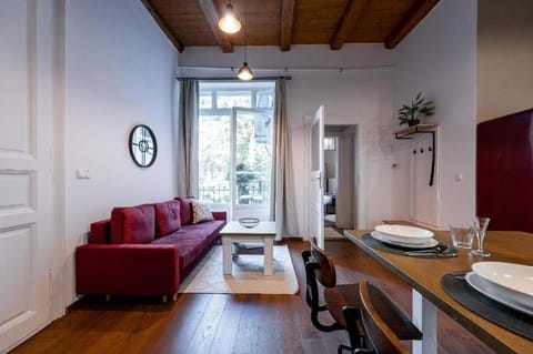 Living room, kitchen