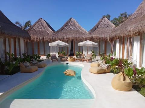 Patio, Day, Garden, Pool view, Swimming pool, sunbed