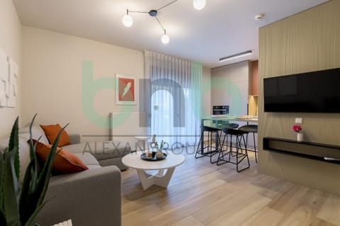 TV and multimedia, Kitchen or kitchenette, Living room, Photo of the whole room, Seating area, Dining area, internet