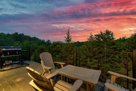 Mountain view, Sunset