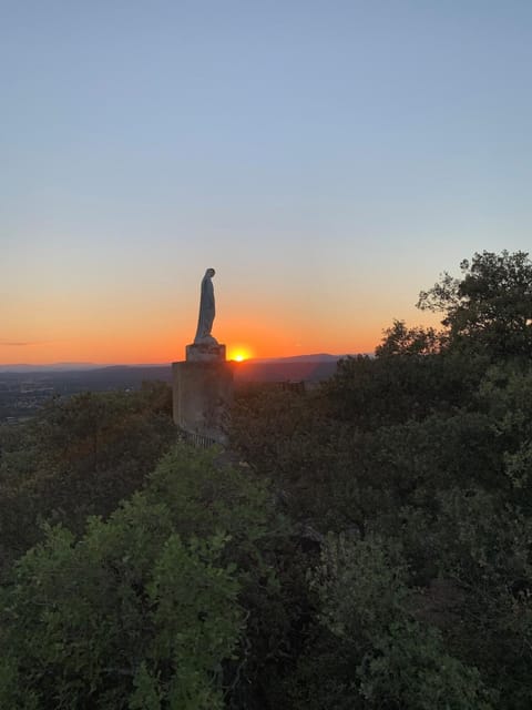 Nearby landmark, Sunset